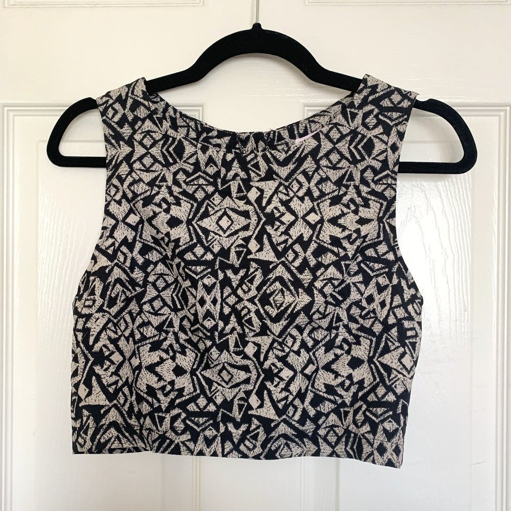 [NWOT] Tribal Crop Tank Top | S